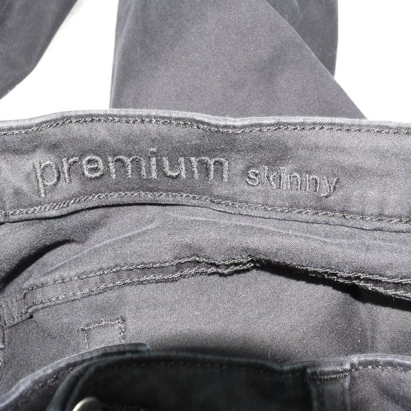 GAP 18/34 Premium Skinny Black Soft Denim Pants Jeans - Picture 7 of 7